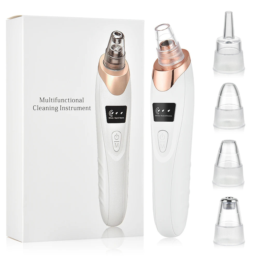 Professional Blackhead Remover Machine – 5-in-1 Electric Pore Vacuum Extractor for Deep Facial Cleansing, Acne & Whitehead Removal