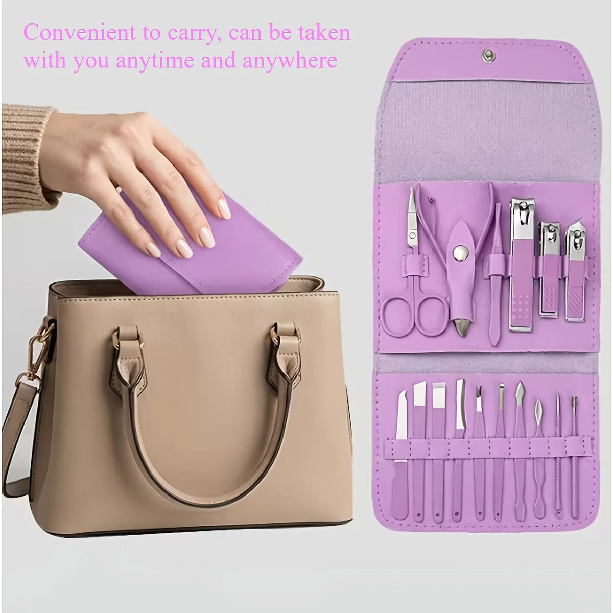 16-in-1 Premium Nail Care Set – Professional Manicure & Pedicure Grooming Tools for Hands, Feet & Complete Nail Care