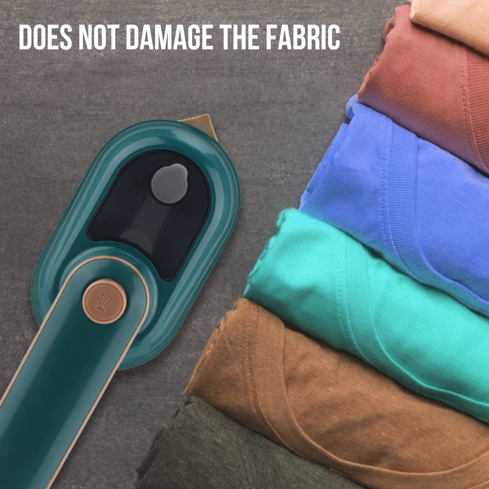 Premium Portable Mini Steam Iron – Foldable Handheld Garment Steamer with Fast Heating for Clothes, Home, Office & Travel