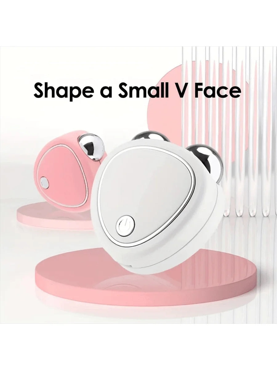 Electric Face Massager – EMS Facial & Neck Lifting Device with 3 Modes, 45°C Heat & Relaxing Skin Care