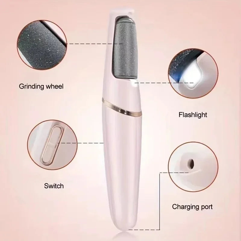Rechargeable Foot Callus Remover – Electric Foot Scrubber for Dead Skin & Cracked Heels