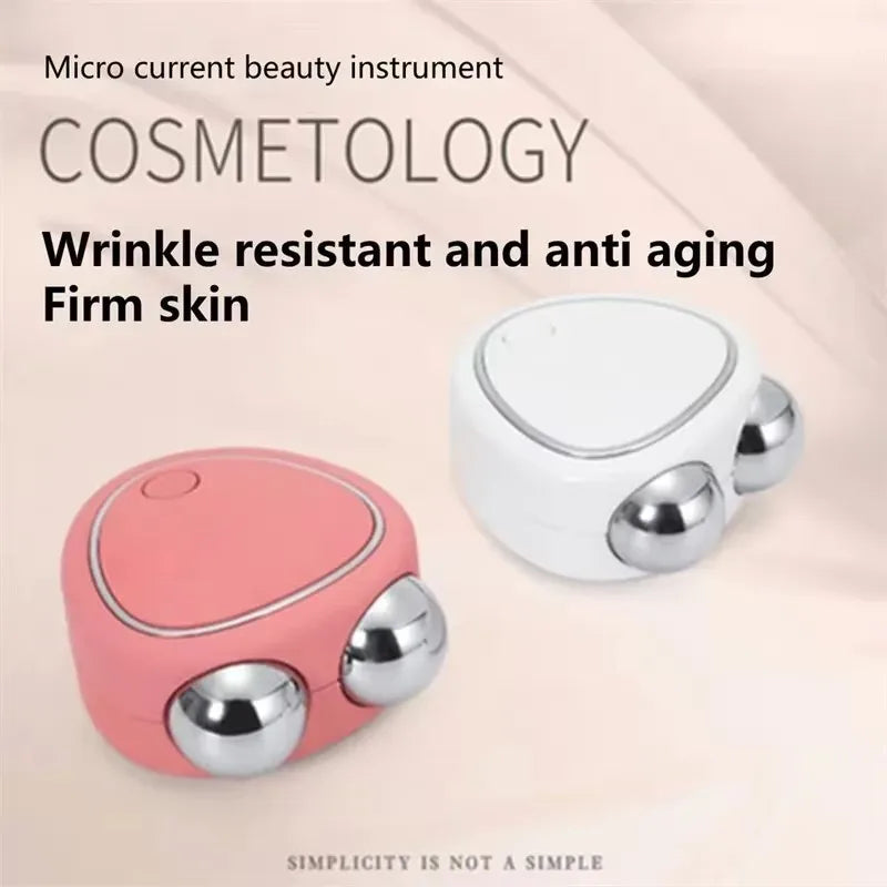 Electric Face Massager – EMS Facial & Neck Lifting Device with 3 Modes, 45°C Heat & Relaxing Skin Care